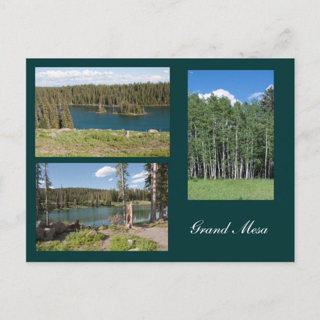 Grand Mesa Postkarte (Vorderseite)