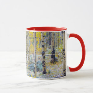 Grand Mesa Solitary Kabine in einem Wald Tasse