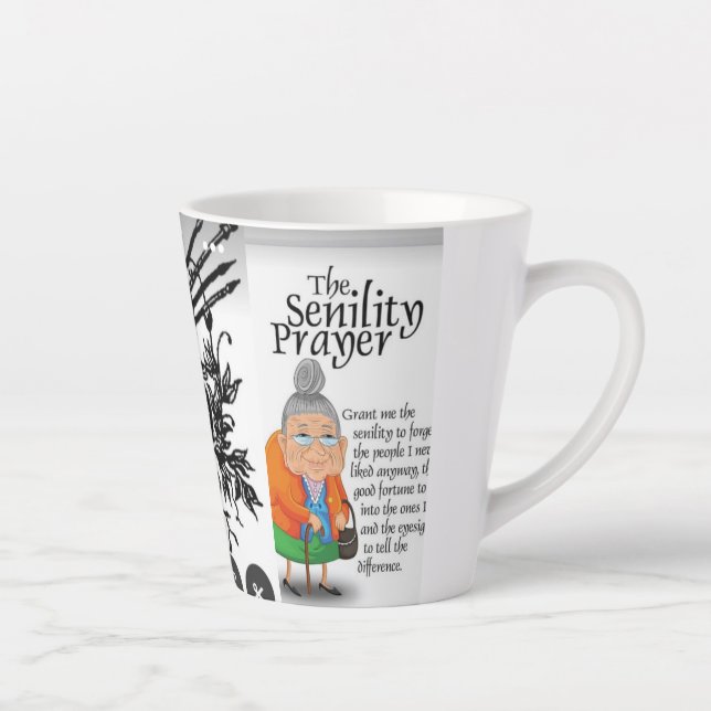 GRAND MOM ET AVEC ARTLatte Mug (Droite)