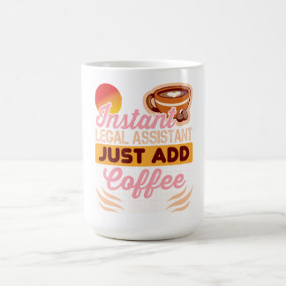 Grand mug à café pour assistant juridique 15oz