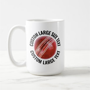 Grand Mug Personnalisé Cricket 15oz de Grande Tail