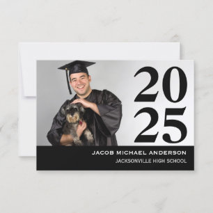 Grand nombre - 3x5 Faire-part de graduation