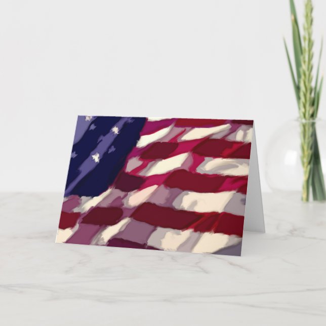 Grand Old Flag Karte (Vorderseite)