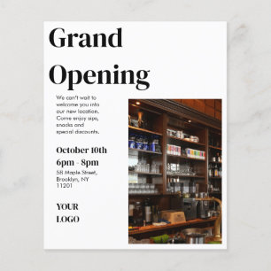 Grand Opening Flyer   Minimal