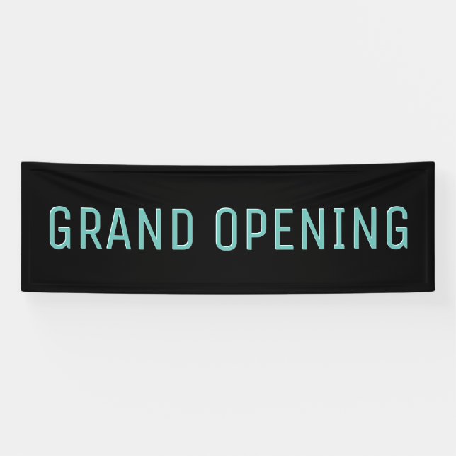 Grand Opening Outdoor Banner Business Retail Sign (Horizontal)