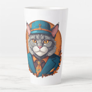 Grand-pa Chat Latte Mug