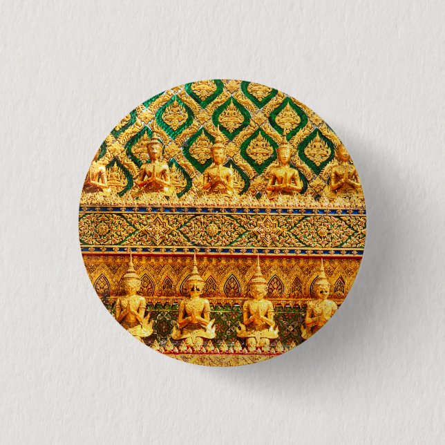 Grand Palace in Bangkok, Thailand Button (Vorderseite)