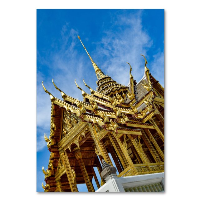 Grand Palace of Thailand Tischnummer (Vorderseite)