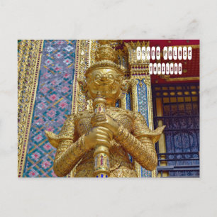 Grand Palace Statues Postkarte