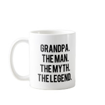 Grand-papa l'homme le mythe la tasse drôle de