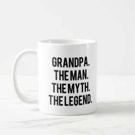 Grand-papa l'homme le mythe la tasse drôle de