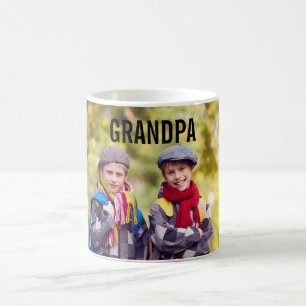 Grand-papa votre tasse de photo d'enfants grande