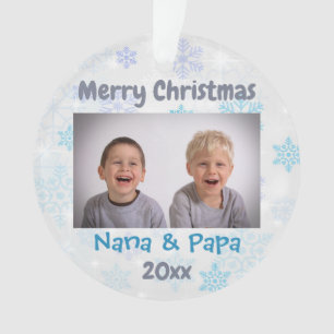 Grand-parents Grand-enfants Noël 2024 Photo