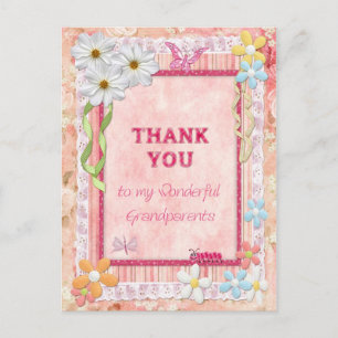 Grand-parents Mercis, carte d'artisanat