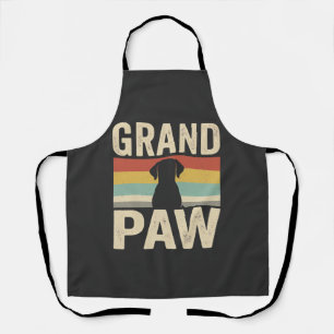 Grand Paw Vintage Hund Retro Schürze