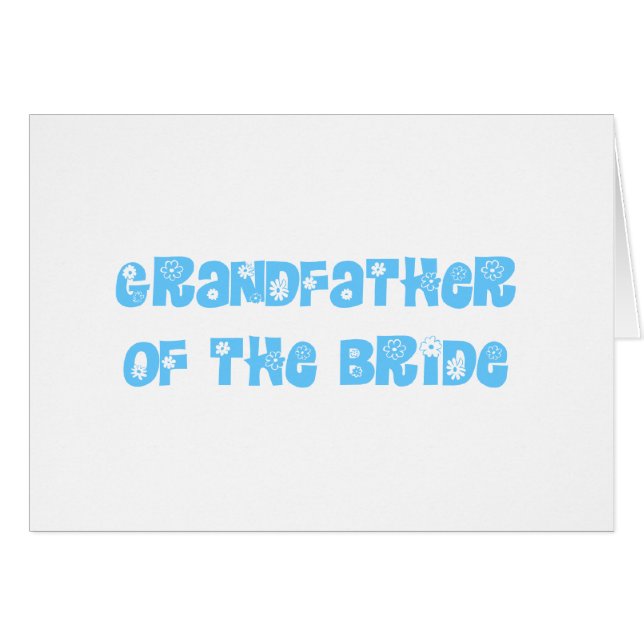 Grand-père de la mariée (Devant horizontal)