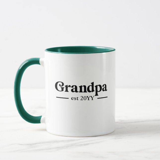 Grand-père établi Custom Grand-pa Mug (Gauche)