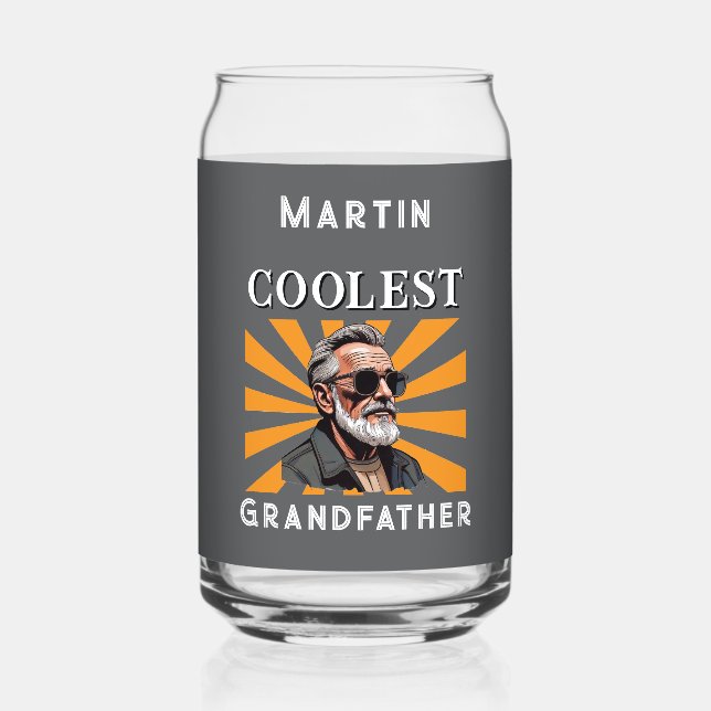 Grand-père le plus frais Funny Retro Cool lunettes (Recto)