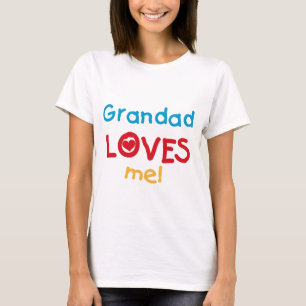 Grand-père m'aime T-shirts et cadeaux