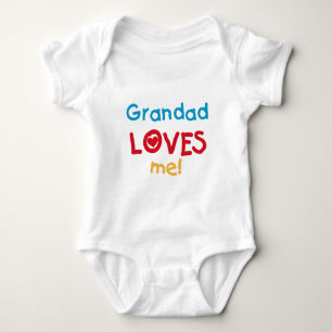 Grand-père m'aime T-shirts et cadeaux