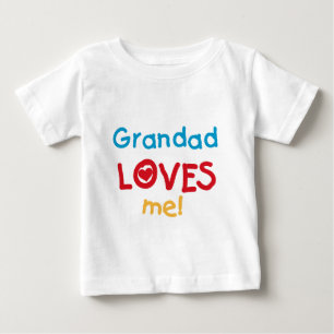 Grand-père m'aime T-shirts et cadeaux