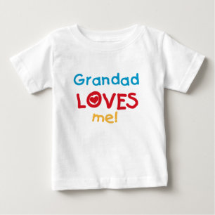 Grand-père m'aime T-shirts et cadeaux