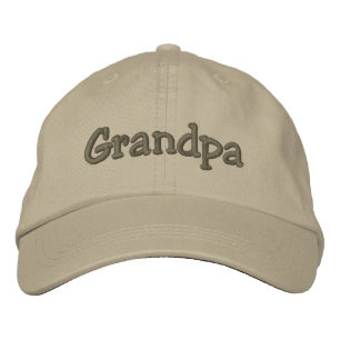 Grand-père Mocha Brodé Casquette / Casquette de ba