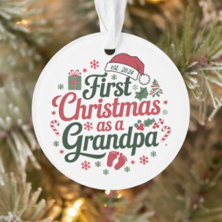 Grand-père Ornement, Premier Noël, Grand-père pers