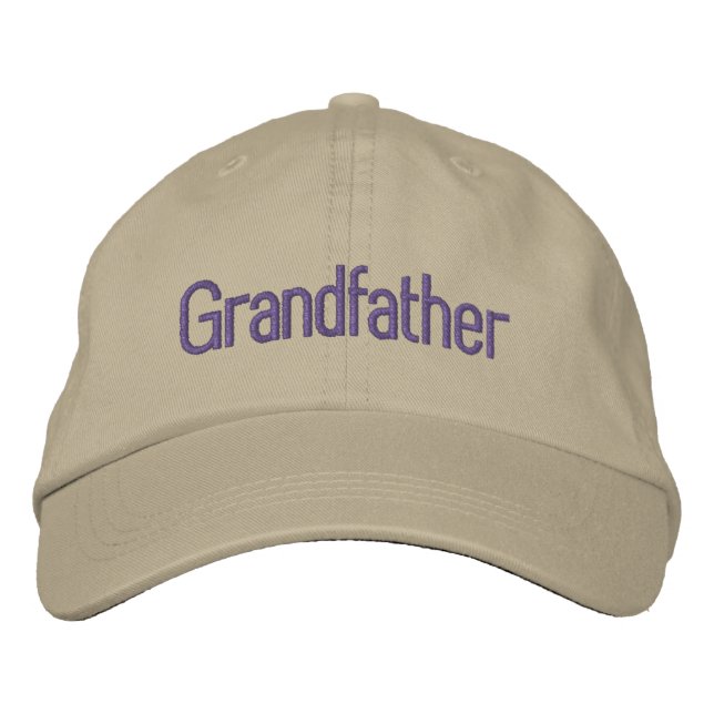Grand-père Personnalisé Brodé Casquette de basebal (Devant)