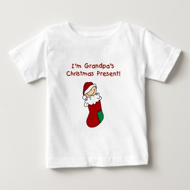 Grand-père's Christmas Présent Tshirts et cadeaux (Devant)