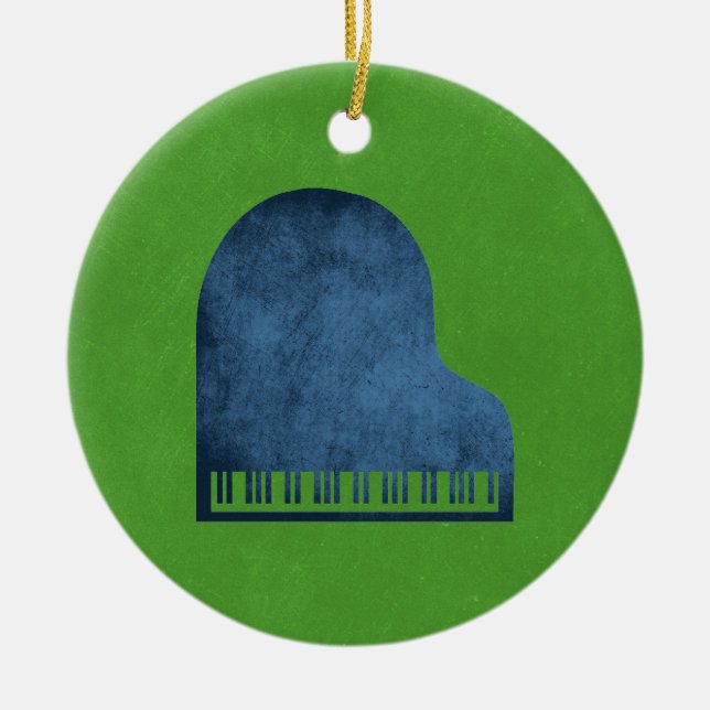 Grand Piano Blues Keramikornament (Vorne)