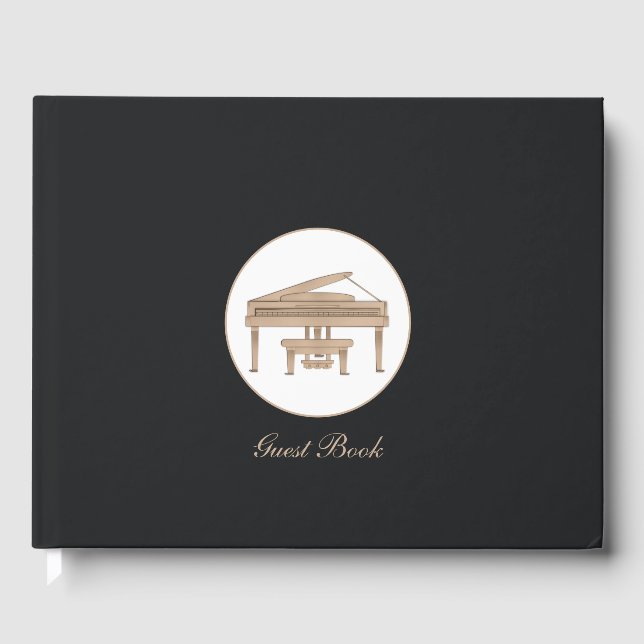 Grand Piano Gästebuch (Vorderseite)