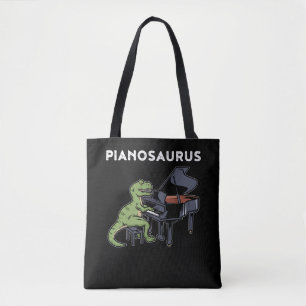 Grand Piano Gift Kids Pianist Dinosaurier Musik Pi Tasche