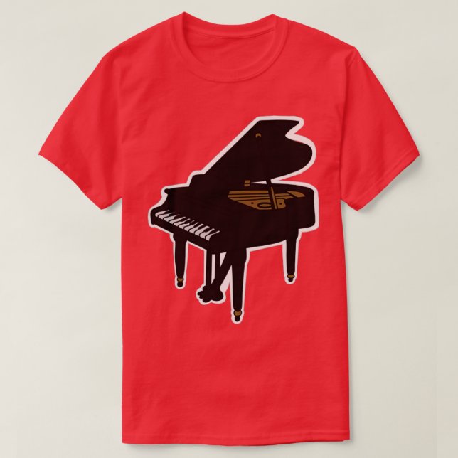 Grand Piano Long T-Shirt (Design vorne)