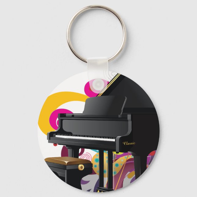 Grand Piano Schlüsselanhänger (Vorderseite)