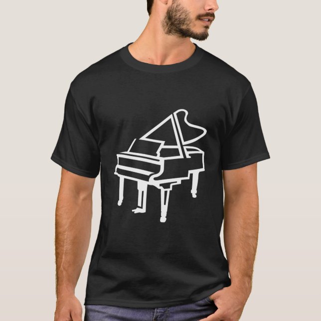 Grand Piano T-Shirt (Vorderseite)