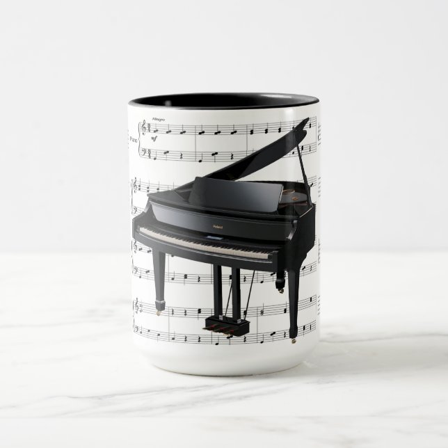 Grand Piano-Tasse Tasse (Zentrum)
