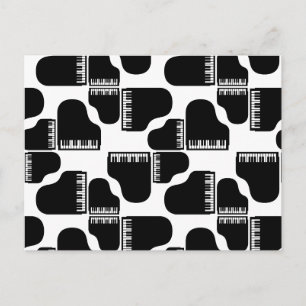 Grand Pianos Music Themed Piano Art CUSTOM FARBE Postkarte