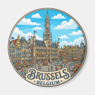 Grand Place, Brüssel Belgien Magnet