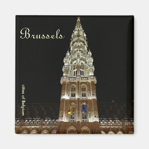 Grand Place in Brüssel, Belgien Magnet