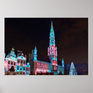 Grand Place in Brüssel Poster