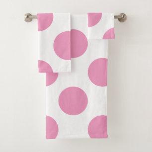 Grand pois rose-clair