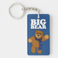 Grand Porte - clé acrylique de l'ours