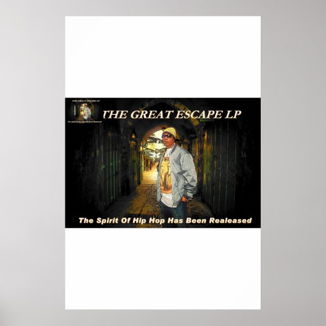 GRAND POSTER D'ÉCHAPPEMENT (Devant)