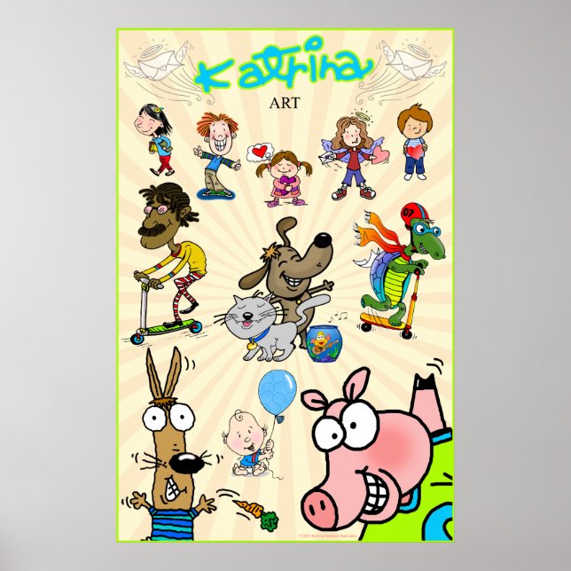 Grand poster Katrina Art (Devant)