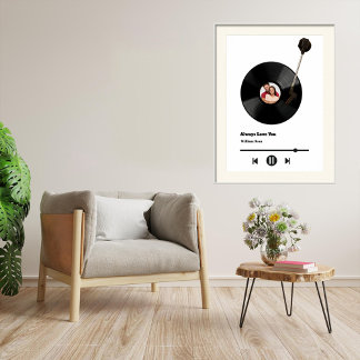 Grand Poster Personnalisé Vinyl Love