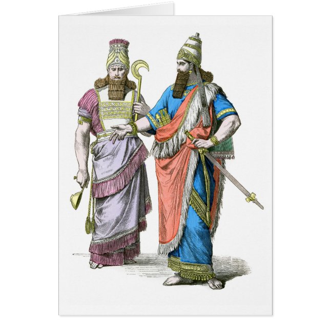 Grand prêtre et roi assyriens (Devant)