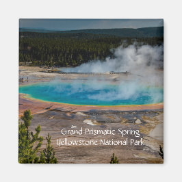 Grand Prisma Spring Yellowstone Nationalpark Magnet