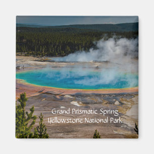 Grand Prisma Spring Yellowstone Nationalpark Magnet