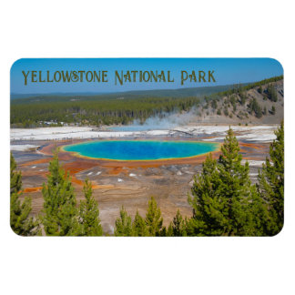 Grand Prisma Spring Yellowstone Nationalpark Magnet